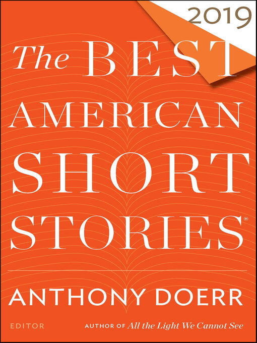 Title details for The Best American Short Stories 2019 by Anthony Doerr - Wait list